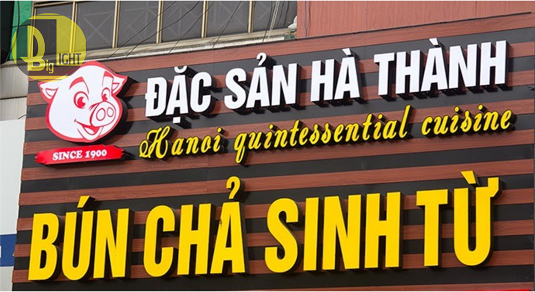 Bảng Hiệu Chữ Nổi Mica