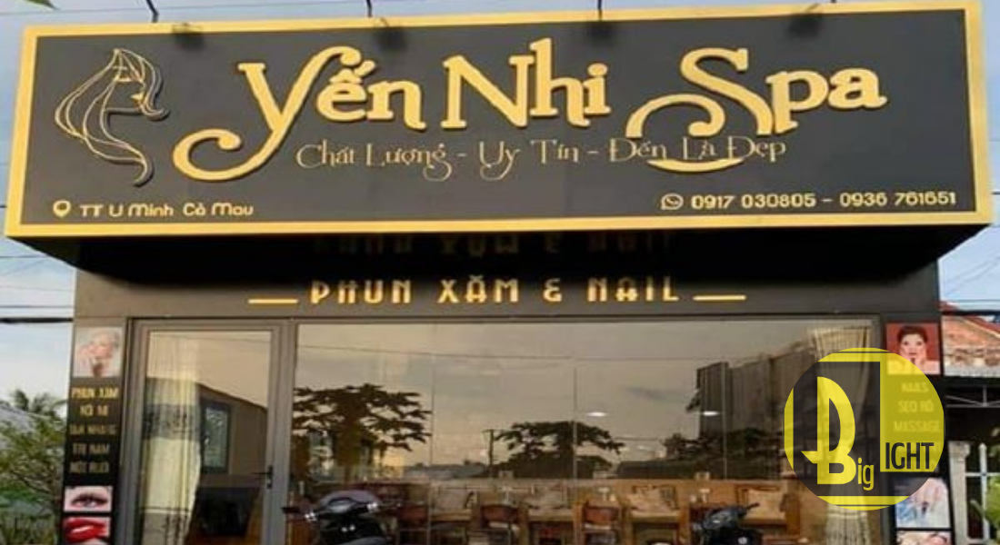 biển hiệu quảng cáo shop mỹ phẩm